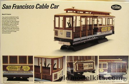 Testors 1/48 San Francisco Cable Car - (ex Hawk), 517 plastic model kit